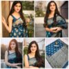 Traditional Banarasi Blue Saree