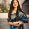 Traditional Banarasi Blue Saree