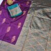 Banarasi Wedding Silk Purple Saree