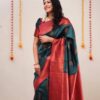 Bollywood Banarasi Sky Blue Saree