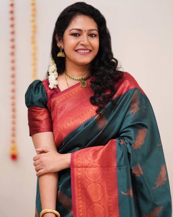 Bollywood Banarasi Sky Blue Saree