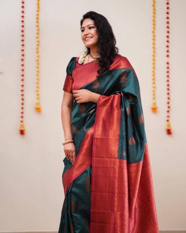 Bollywood Banarasi Sky Blue Saree