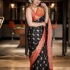 Black Saree For Stylish Party Function