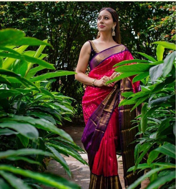 Wedding Traditional Pink Saree