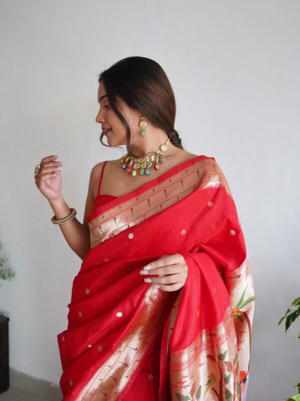 Red Saree