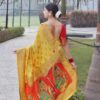 Banarasi Wedding Yellow Saree