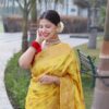 Banarasi Wedding Yellow Saree