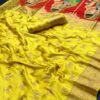 Banarasi Wedding Yellow Saree
