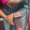 Bollywood Stylish Sky Blue Saree