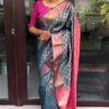 Bollywood Stylish Sky Blue Saree