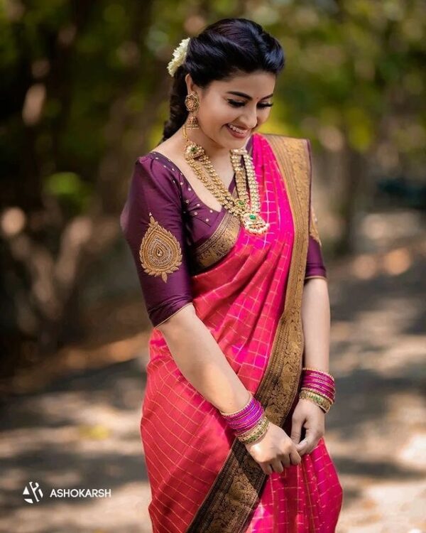 Pink Saree