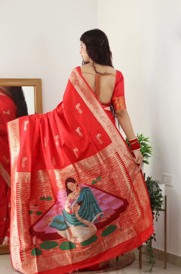 Red Saree