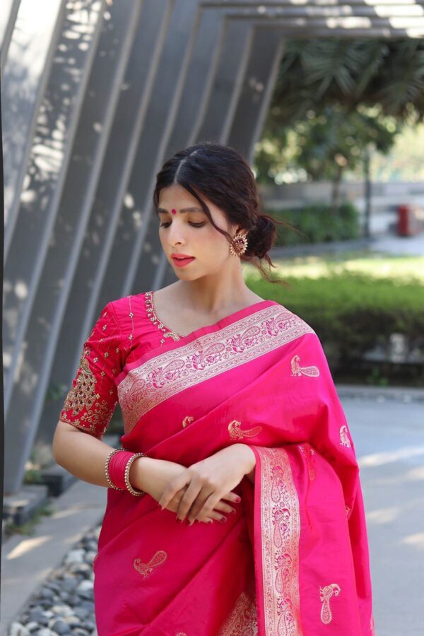 Pink Saree