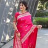 Pink Saree