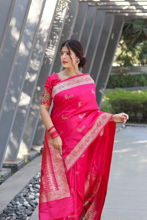 Pink Saree