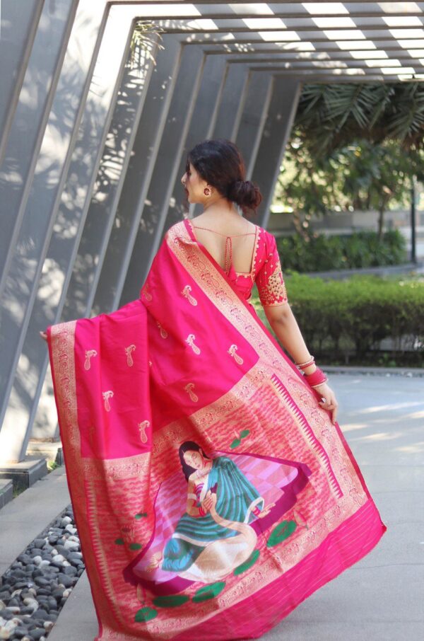 Pink Saree