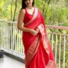 Red Saree