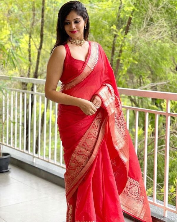 Red Saree