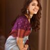 Bollywood Fancy Silk Sky Blue Saree
