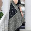 Wedding Party Silk Black Saree