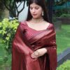 Banarasi Wedding Maroon Saree