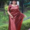 Banarasi Wedding Maroon Saree