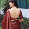 Banarasi Wedding Maroon Saree