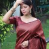 Banarasi Wedding Maroon Saree