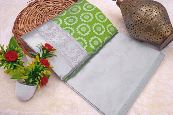 Wedding Designer Green Saree