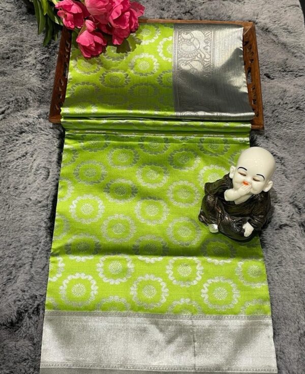 Wedding Designer Green Saree