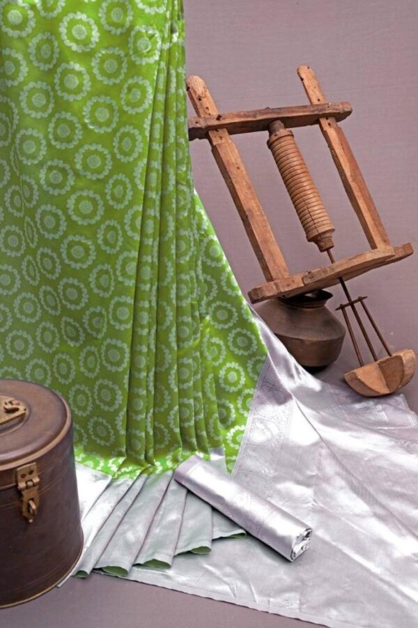 Wedding Designer Green Saree