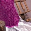 Banarasi Pink Saree with Silver Border