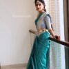 Wedding Party Sky Blue Saree