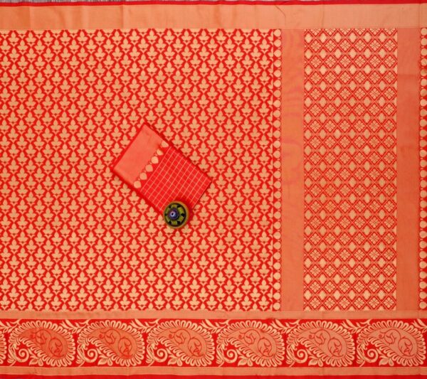 Wedding Banarasi Red Saree