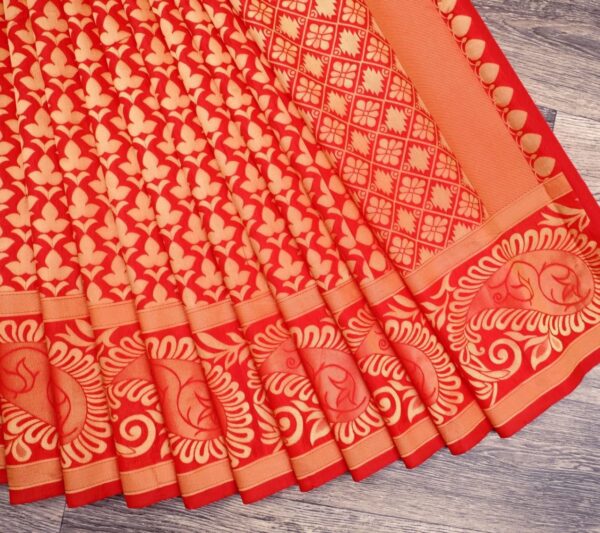 Wedding Banarasi Red Saree