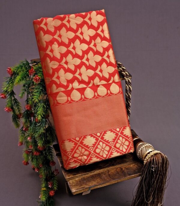 Wedding Banarasi Red Saree