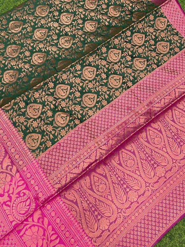 Fabulous Wedding Green Saree