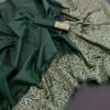 Wedding Silk Border Green Saree
