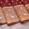 Traditional Wear Silk Maroon Saree