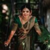 Bridal Wedding Function Green Saree