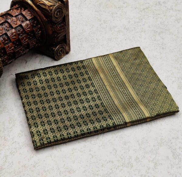 Bridal Wedding Function Green Saree