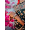 Designer Banarasi Green Saree