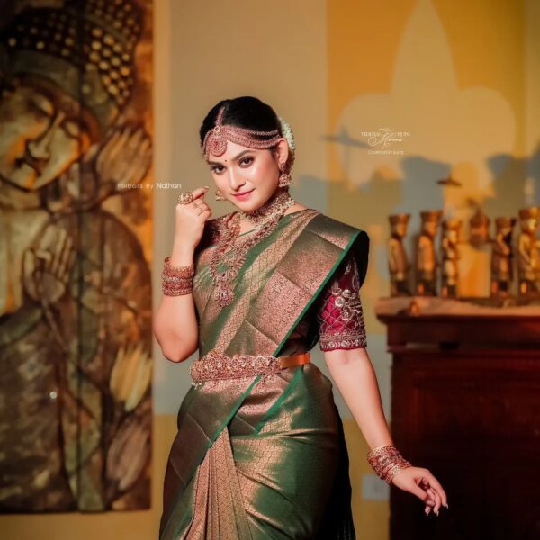 Green Saree