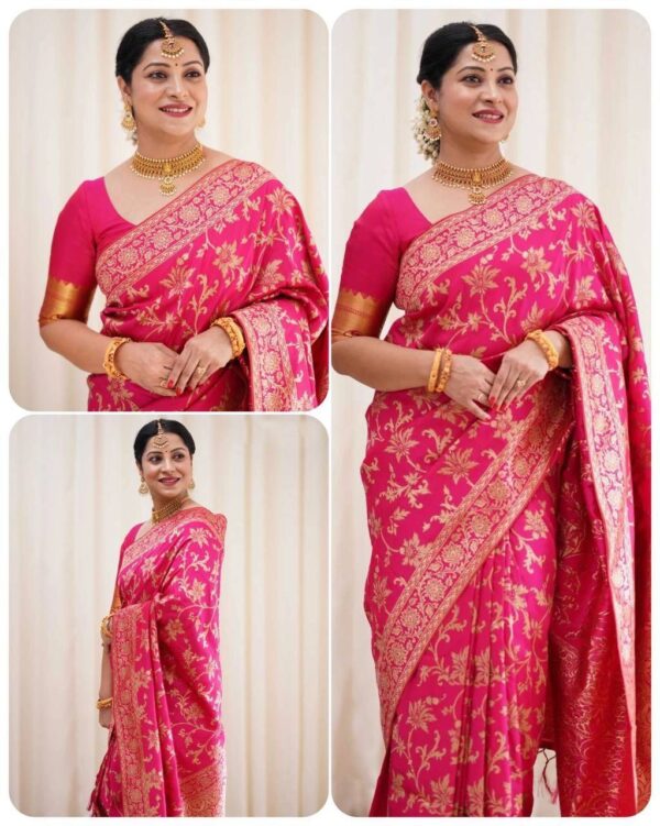 Pink Saree