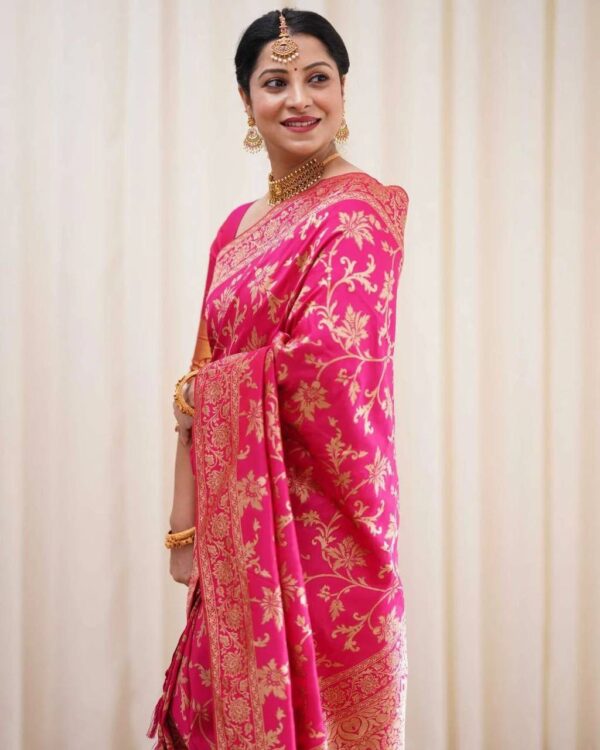 Pink Saree