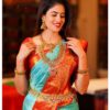 Bollywood Party Silk Sky Blue Saree