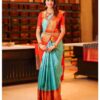 Bollywood Party Silk Sky Blue Saree