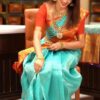 Bollywood Party Silk Sky Blue Saree