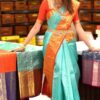 Bollywood Party Silk Sky Blue Saree