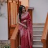 Traditional Silk Banarasi Red Saree
